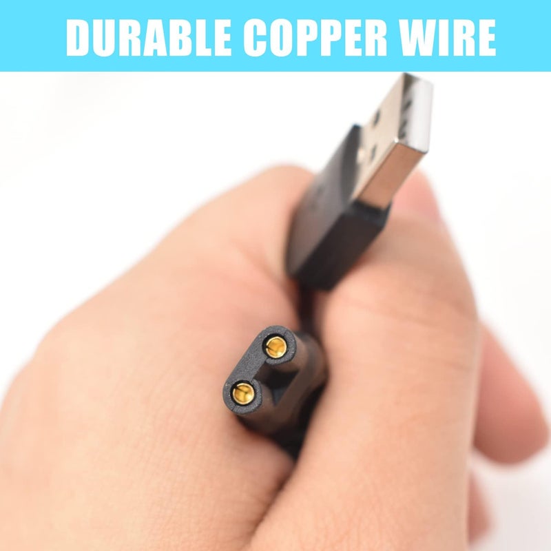 BOEEA كابل شاحن متوافق مع ماكينة حلاقة اللحية Ufree/Brightup/VIKICON مجموعة العناية متعددة الوظائف - Image 2